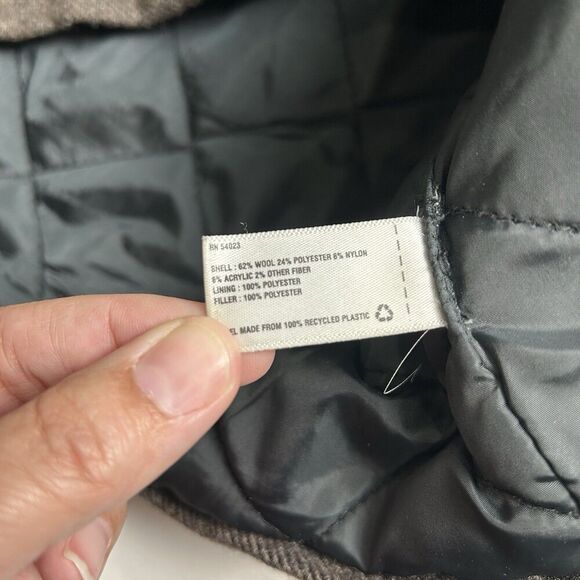 GAP Coat Womens Large Tweed Wool Blend Toggle Button Jacket - Picture 5 of 12